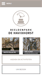 Mobile Screenshot of beeldenparkdehavixhorst.nl